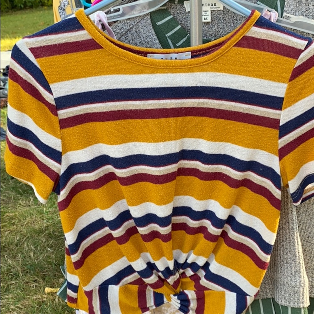 Slightly cropped tee